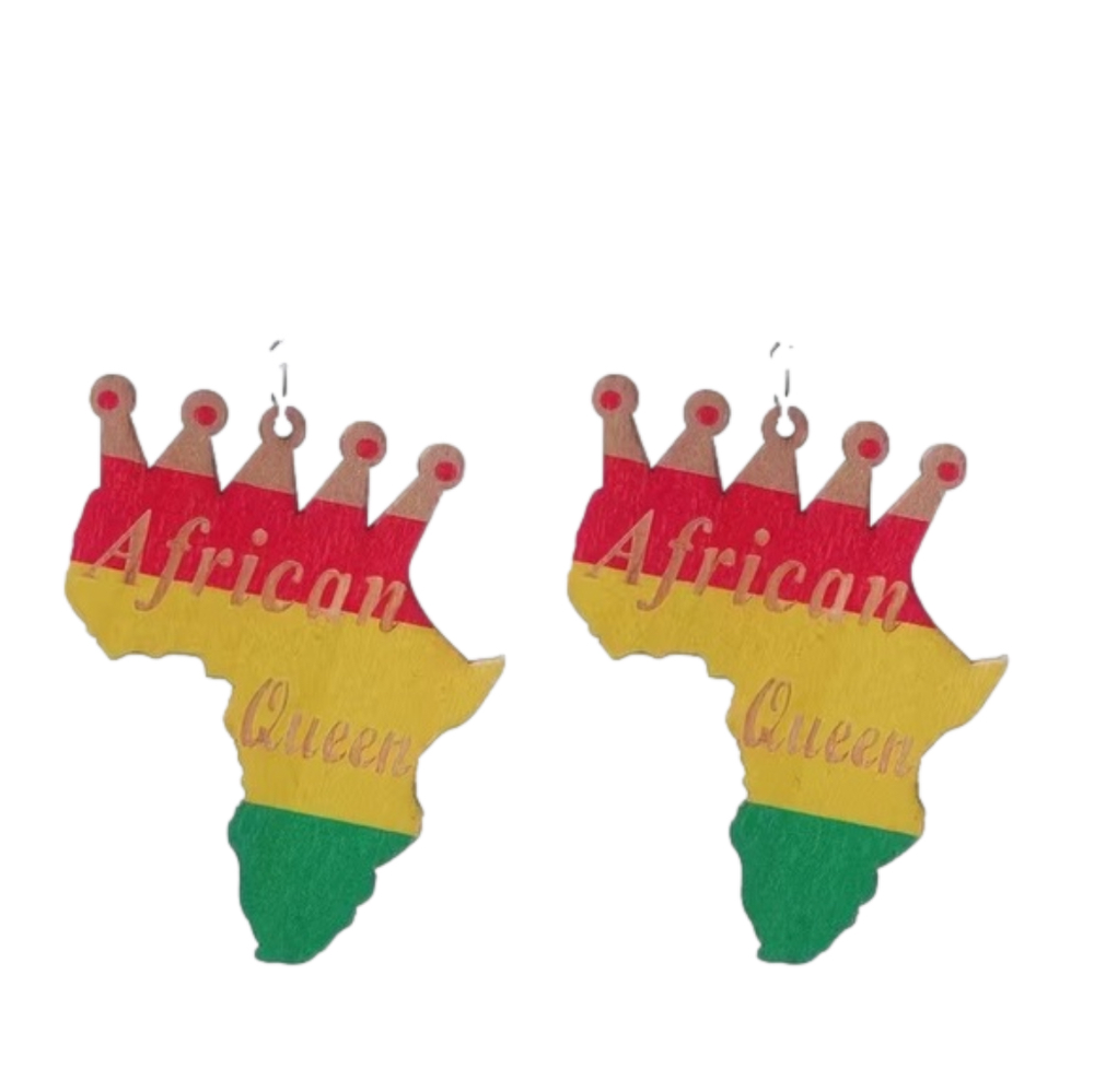 African Queen Dangle Earrings